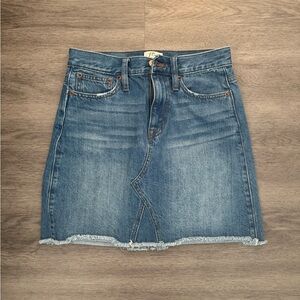 Vintage J. Crew Denim Blue Skirt